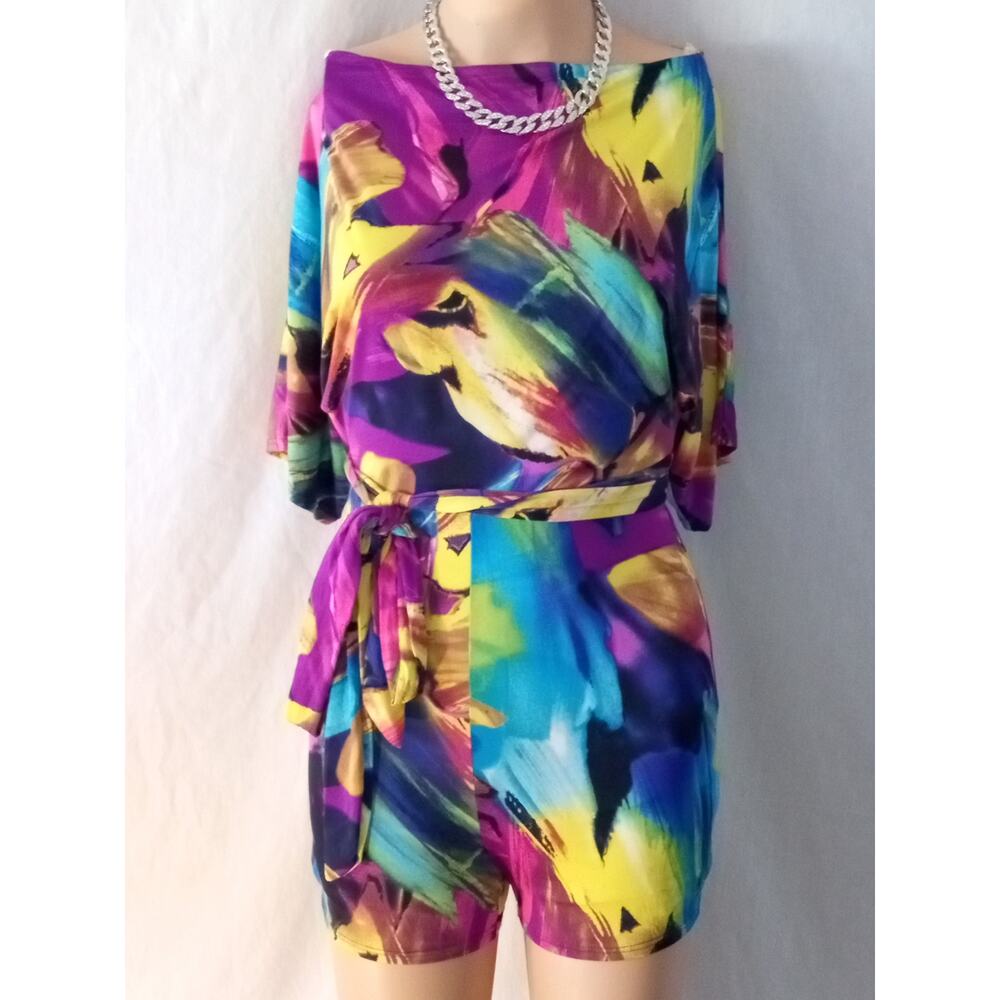 Colorful Abstract Romper
